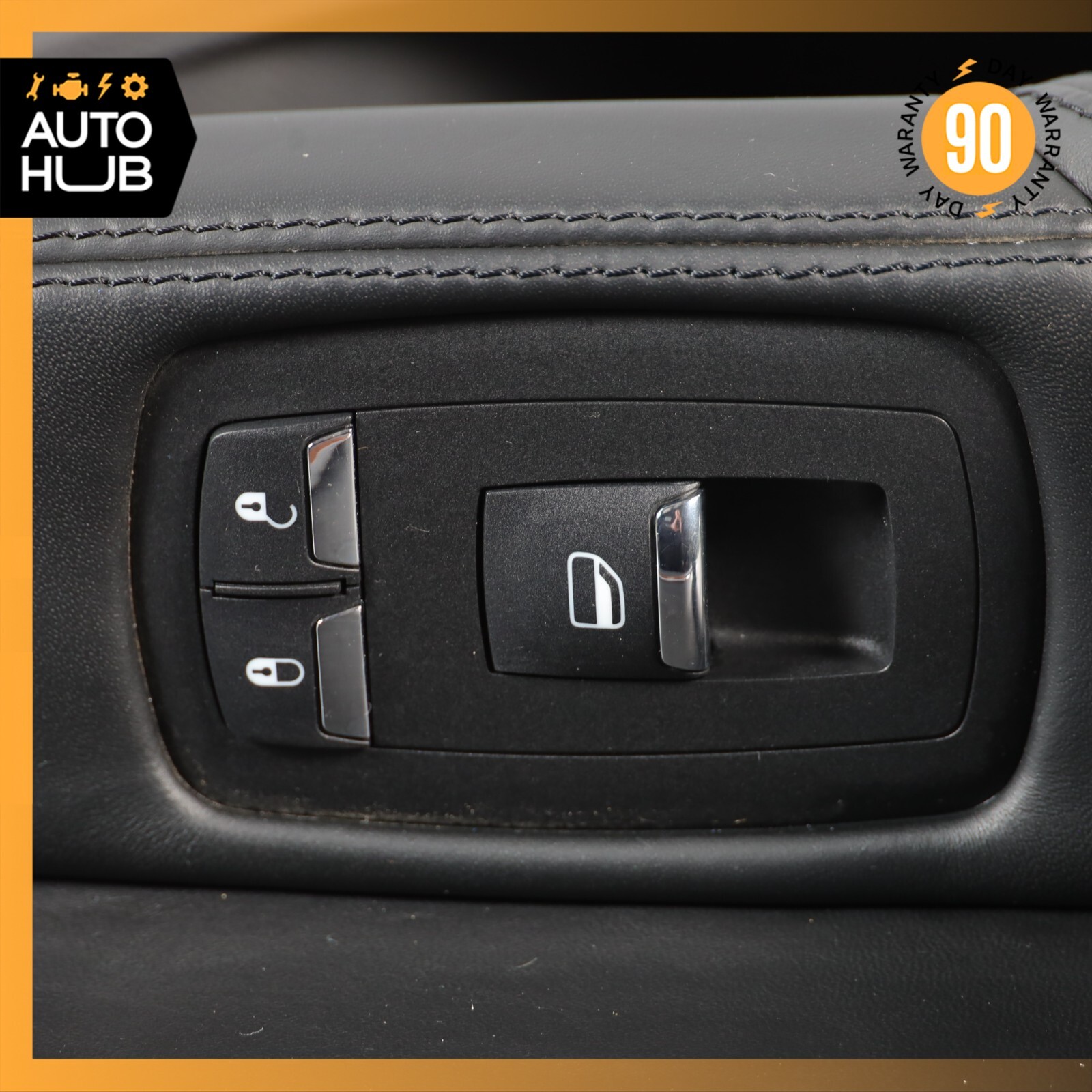 14-17 Maserati Quattroporte GTS M156 Rear Right Interior Door Panel Black OEM