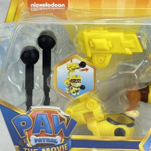Figura de acción Paw Patrol The Movie RUBBLE NUEVO Nickelodeon Spin Master - Imagen 6 de 11