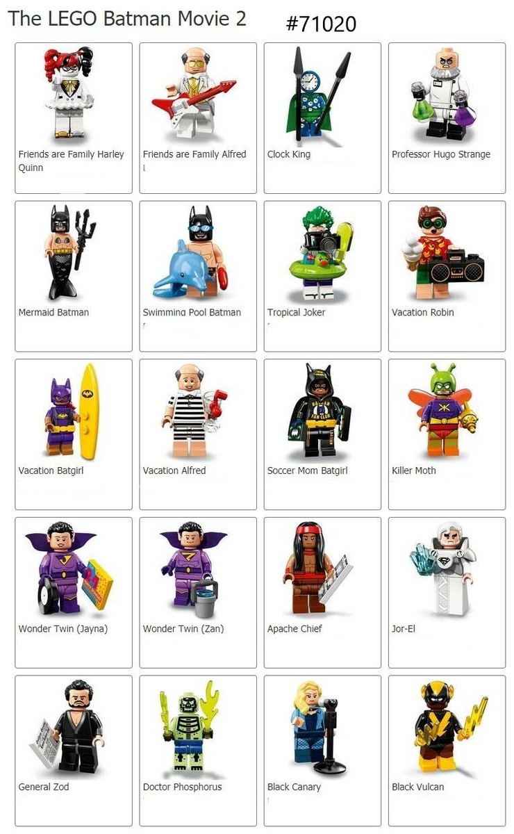 Lego Batman Movie S2 Minifigures (71020) Killer Moth 673419281119