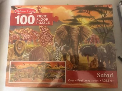 melissa and doug safari floor puzzle