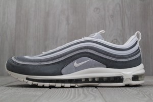35 Mens Nike Air Max 97 Premium Wolf Grey White Running Shoes Size 15 312834 005 | eBay