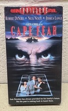 Cape Fear (1991) VHS, 1999, Universal Thrillers, CULT THRILLER Movie