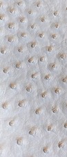 Cream ostrich faux vinyl Marine grade UV resistance waterproof Fabric