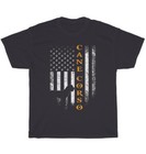 Vintage Us Cane Corso Dog Pet Puppy Lover Silhouette American Flag T-Shirt Gift