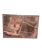 "Eyes in the Mist"  F.X. Schmid 1000 Piece Jigsaw Puzzle 1993 Factory Sealed Box