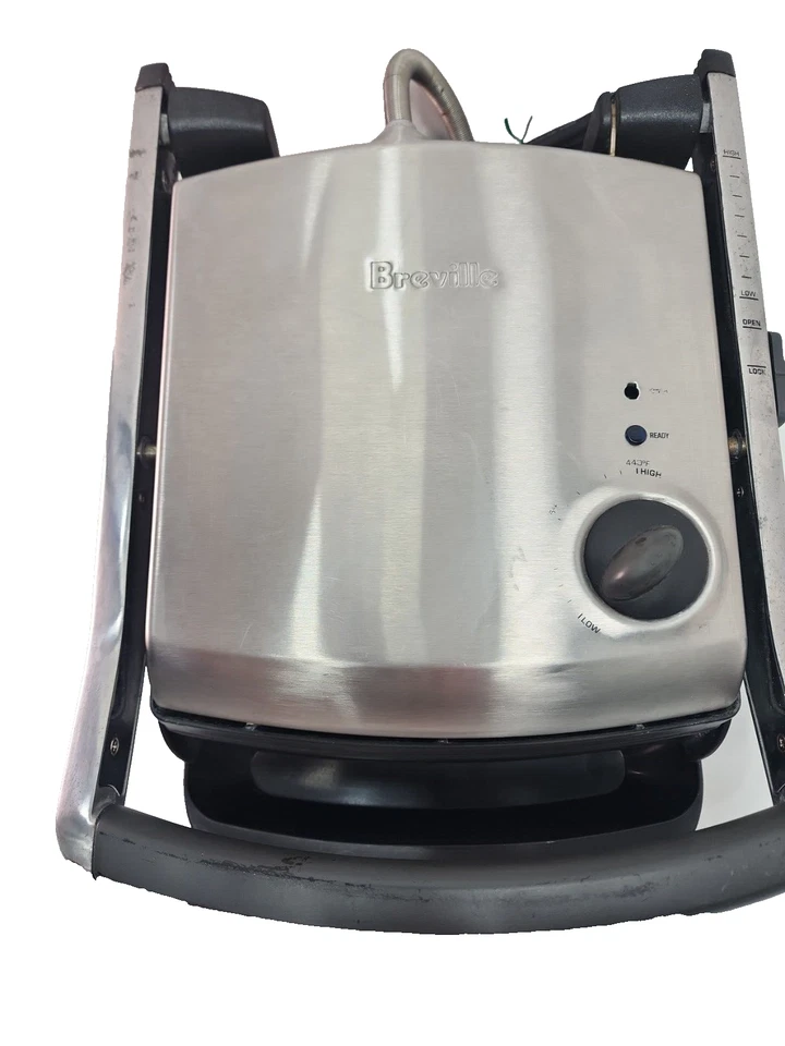 Breville Heavy Duty Stainless Steel Adjust Panini Sandwich Grill Press TG425XL - Image 3 of 4