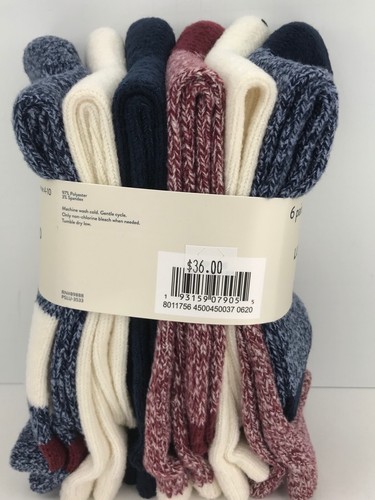 Lucky Brand Damensocken, superweiche Boot Crew Socken, 6er Pack, 36 $ UVP 🎒⛳️ - Bild 5 von 12