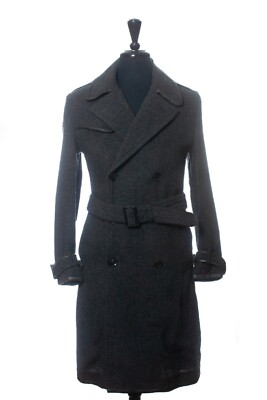 やまりーY. Y's Yohji Yamamoto Grey Tweed Trench Coat 29823 | eBay