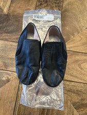 New Bloch S0499G Black Leather Elasta Bootie Dance Shoes Size 11.5 M/W
