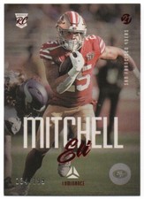 2021 Panini Chronicles Luminance Update Rookies Red #220 Eli Mitchell RC 134/199