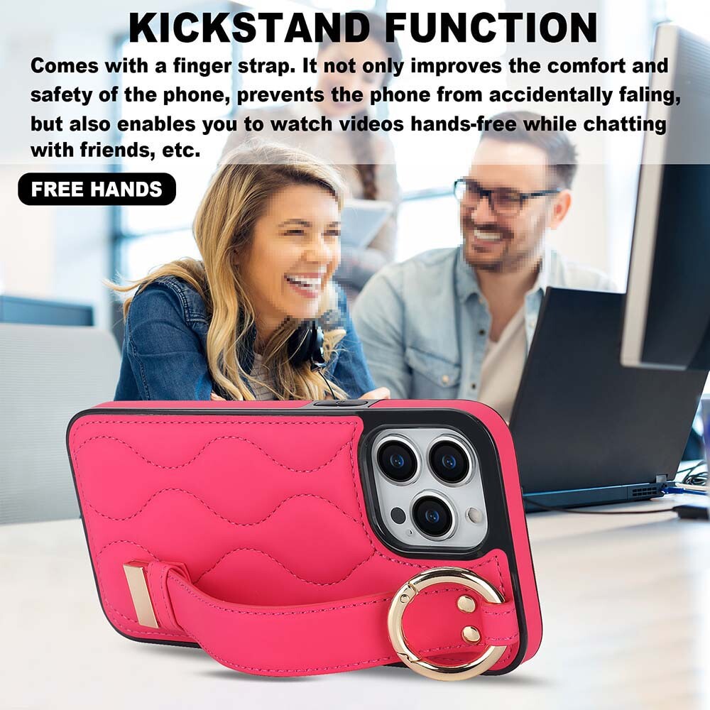 Durable Leather Shockproof Phone Case for iPhone 15 Pro Plus 14