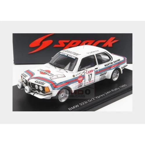 1:43 SPARK Bmw 3-Series 323I Martini #17 24H Rally Ypres 1980 Delbar Lux S8510 - Immagine 2 di 2