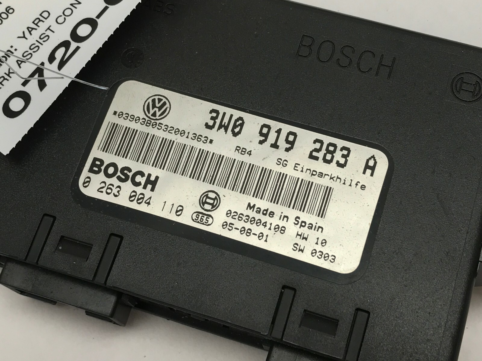 06-12 BENTLEY CONTINENTAL FLYING SPUR PARK ASSIST MODULE OEM PDC CONTROL 