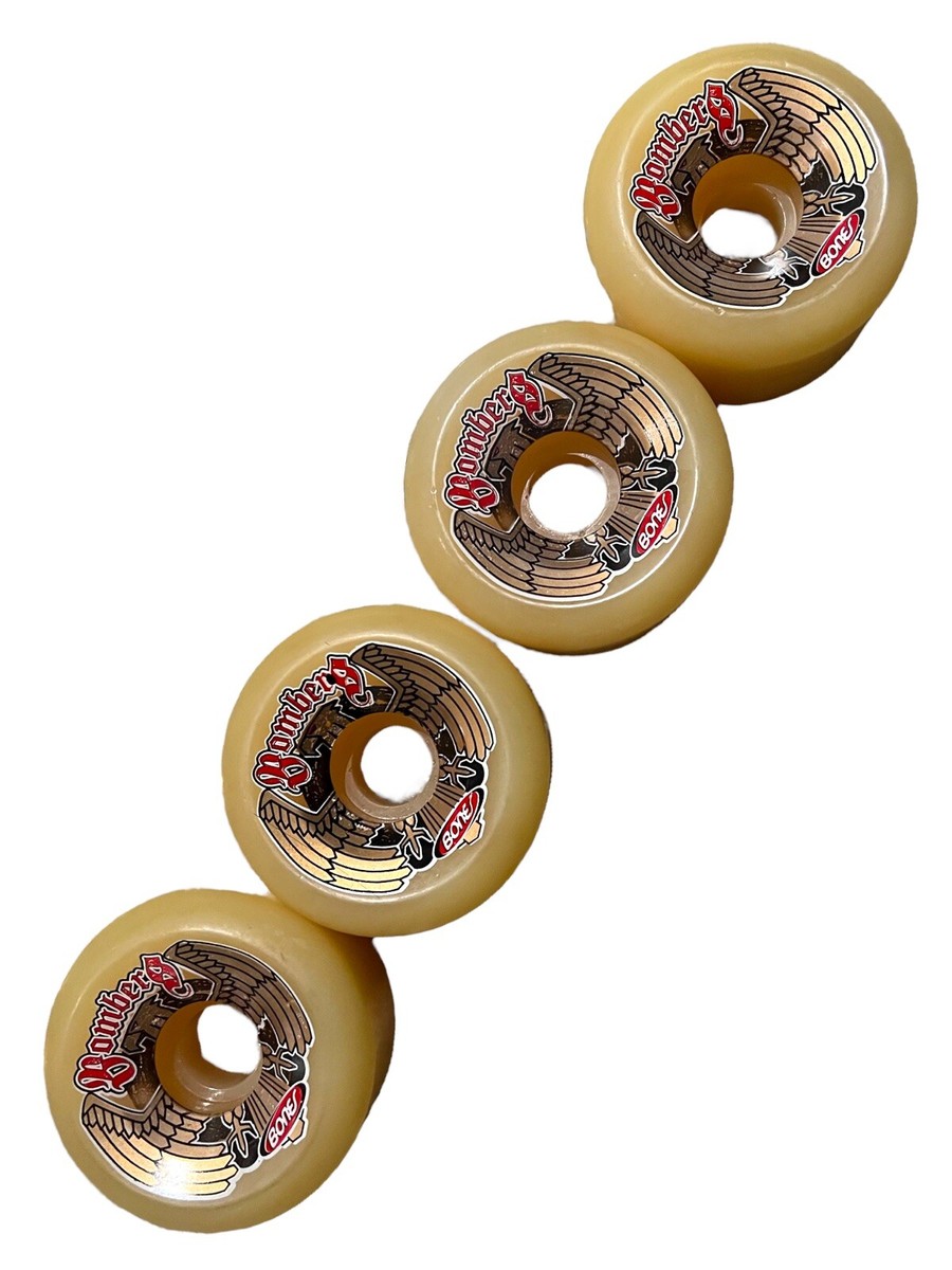 VTG 90's Bones BOMBERS Skateboard Wheels 64mm 85A Powell VTG 90's Bones BOMBERS Skateboard Wheels 64mm 85A Powell