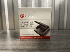 Lucid Hearing Aid UV Sanitizer  Dryer NIB SEALED