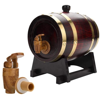 Wooden Whiskey Barrel Char Oak Aging Barrel Bourbon Wine Barrel Home Brewer USA