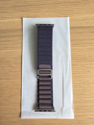 Genuine Apple Watch Ultra Indigo Alpine Loop 49mm Medium MT5Q3FE/A Sydney Stock - Picture 4 of 9