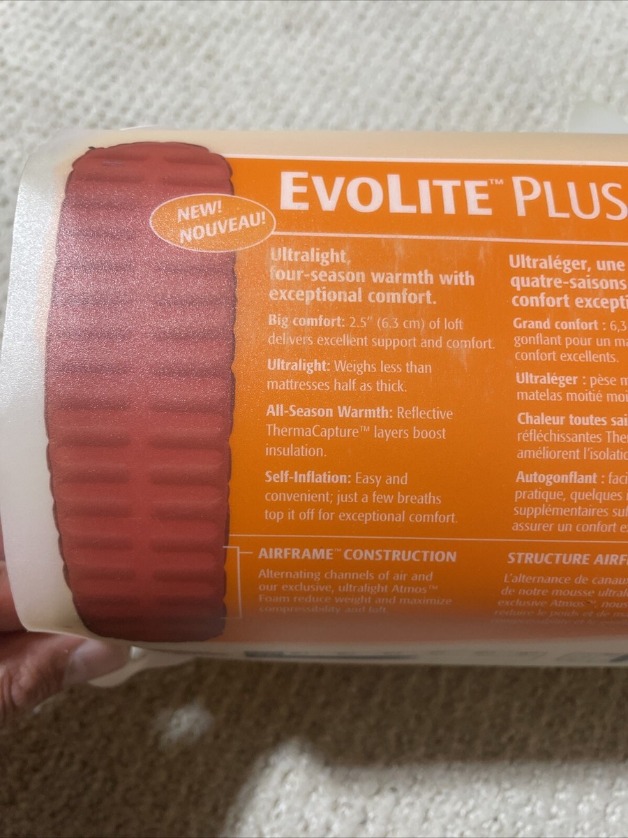 THERMAREST - THERMAREST EVOLITE SELF INFLATINGマットレス Thermarest EvoLite LG Orange Self-inflating Sleeping Pad | eBay