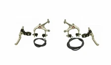 ALTALINE ALLOY 570A FRONT OR REAR BRAKE SET CHROME FIXIE BICYCLES.