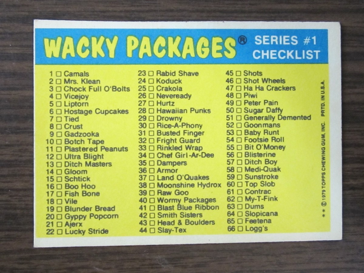 1979 Topps Wacky Packages #2 Mrs. Klean 1TH Series Sticker (B67