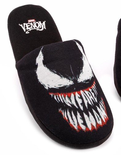 Marvel Black Venom Mule Slippers Mens - Picture 2 of 10