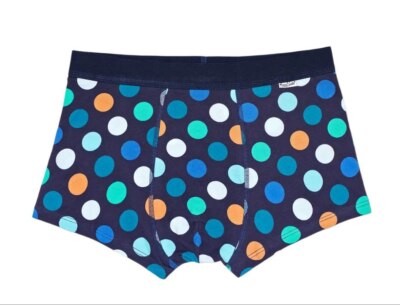 Happy Socks Calzini Uomo A Pois, Cotone Pettinato, Confezione Regalo, Taglia 41-46