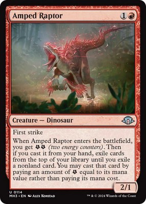 MTG Amped Raptor [Modern Horizons 3] Near Mint Magic