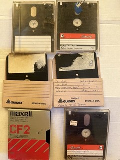 6x Amstrad CPC 6128 CF2 3” Floppy Disks Tested Working Job Lot Games 99p NR