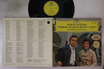 LP/GF EDITH MATHIS, BERNHA Mozart: Lieder 2530319 DEUTSCHE GRA JAPAN