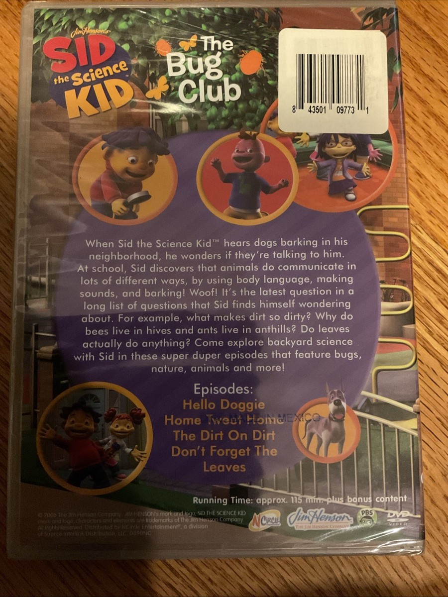 Sid The Science Kid: Bug Club (DVD, 2009) for sale online | eBay