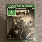 Fallout 3 Game of the Year Edition Xbox 360/Xbox ONE New Factory Sealed!