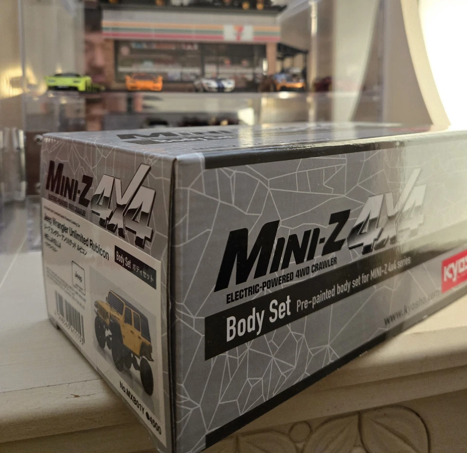 1/27 Body 120mm wheelbase MX-01 JeepⓇ WRANGLER Rubicon Hellayella Yellow MXB01Y - Image 4 of 4