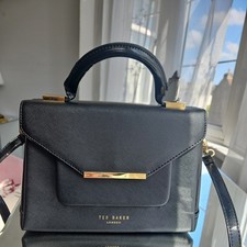Image of Brand New Ted Baker Mariza patent cross body and top handle bag RRP £109