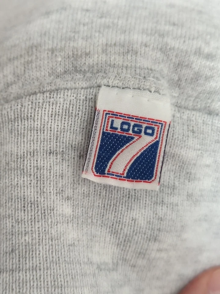 VTG 90's Golden State Warriors Gray Sweatshirt Slammin Net City LT NBA LOGO 7 - Image 4 of 4