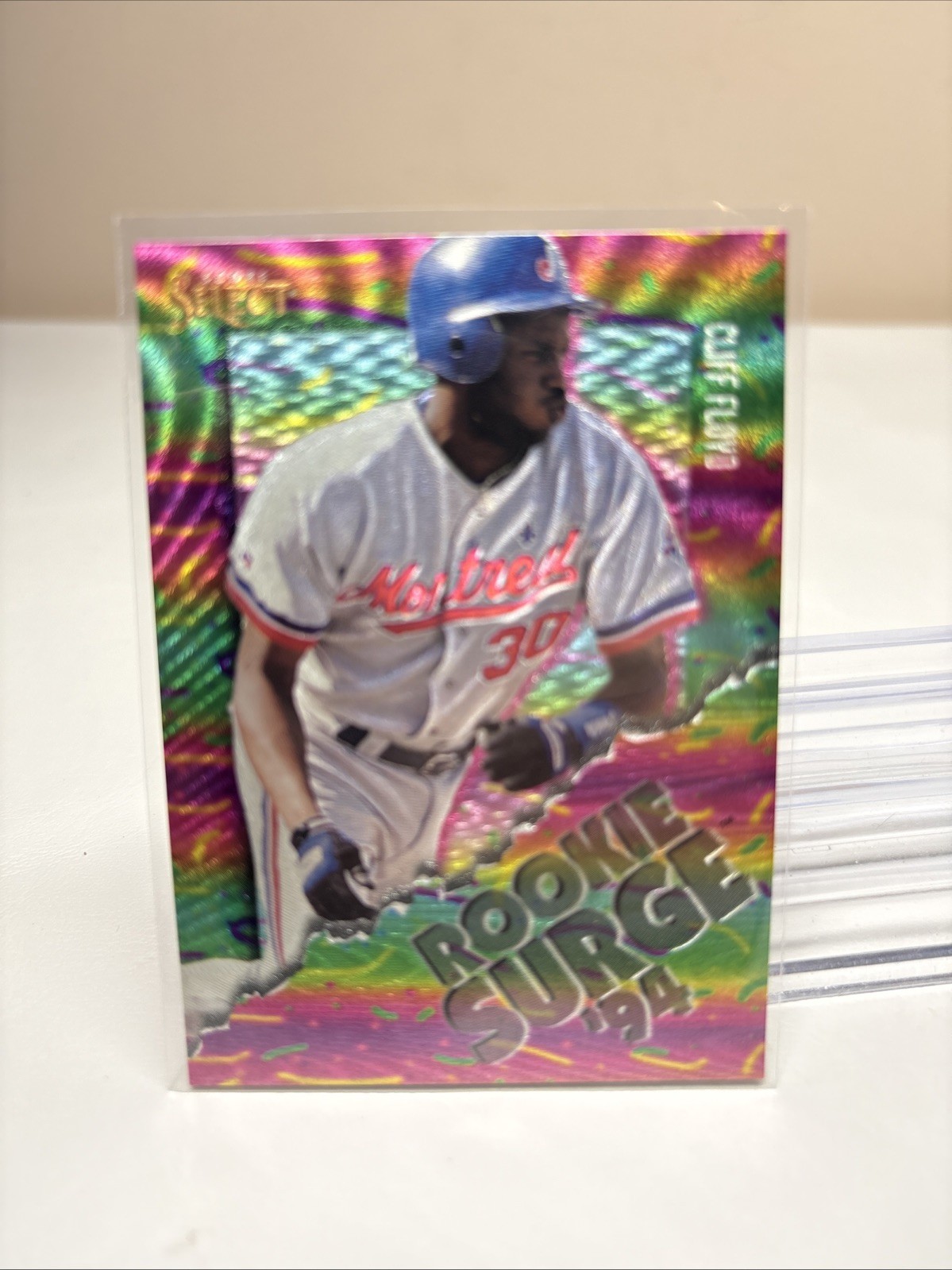 1994 Select #RS1 Cliff Floyd Montreal Expos Rookie Surge RC