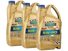 12 Liter (3x4L) RAVENOL RUP Racing Ultra Performance SAE 5W-40 Vollsynthetisch