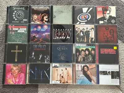 20x Greatest Hits CDs: ROCK - POP - HEAVY METAL COMPILATION CLASSIC 70s 80s 60s