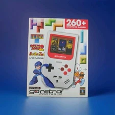 Retro-Bit Go Retro Portable Game -Exc Cond- Megaman 2 &3 Burgertime 1943 Tetris+