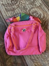 Webkinz NWT Pink Funky Flower Plush Pet Carrier Purse Rainbow Pride