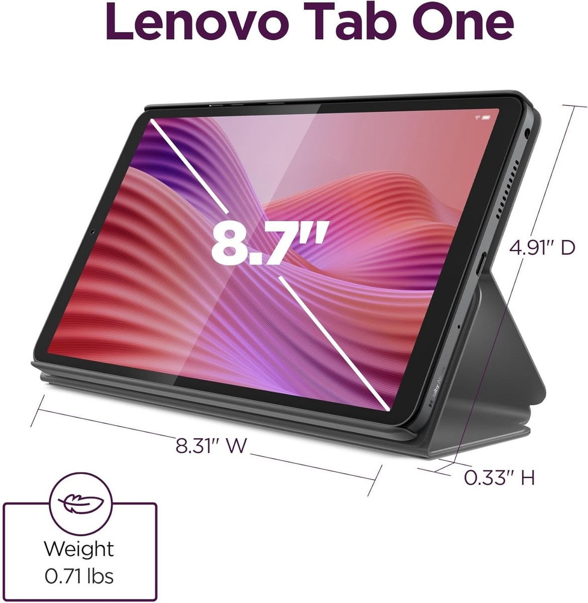 Lenovo Tab One / K9 Folio Case Bundle - G85 / 4GB RAM / 64 GB