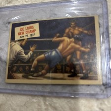 1954 Topps Scoop #40 Joe Louis New Champ 6/22/1937