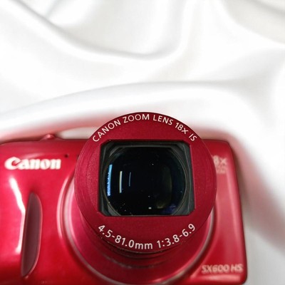 N Mint] Canon PowerShot SX600 HS Red Compact Digital Camera w