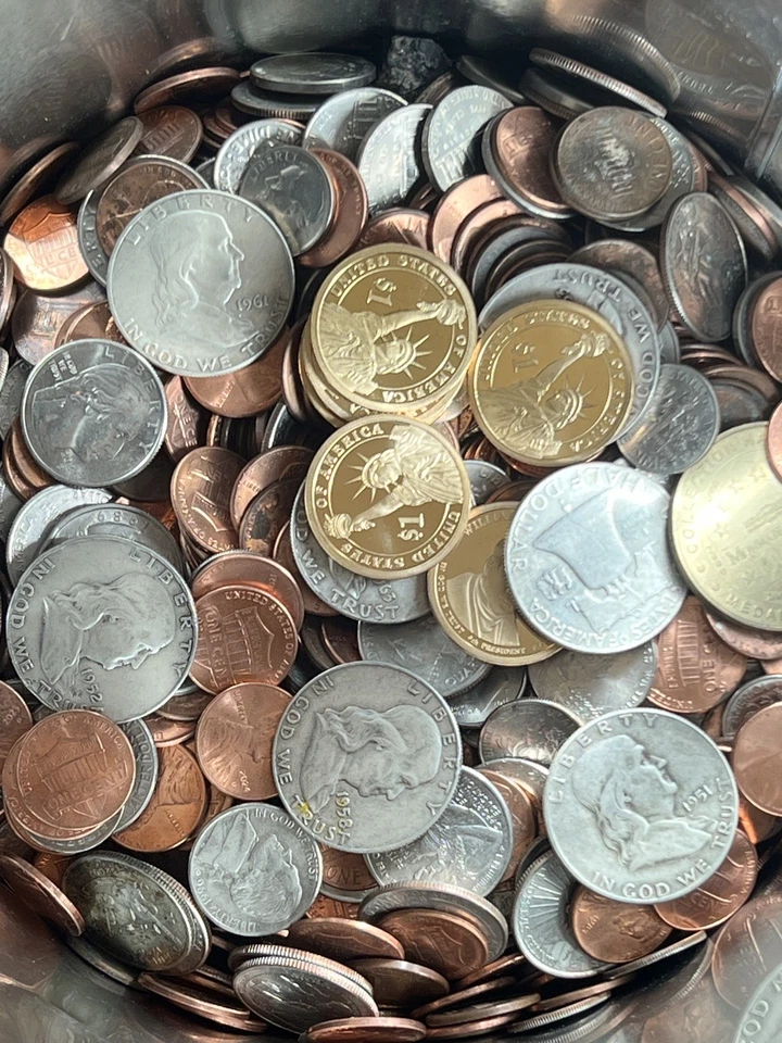 🔥 ESTATE SALE Vintage Coins lot - Silver And Gold Mix Lot - Starter Collection - Image 2 of 2