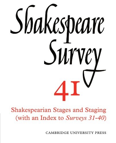 Shakespeare Survey by Wells, W.  New 9780521523806 Fast Free Shipping<-