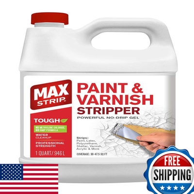 #ad Max Strip Paint Varnish Stripper 32Oz Paint Stripper For Multiple Layers Of $31.57