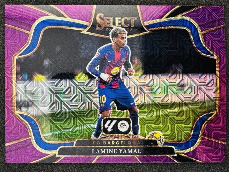 Lamine Yamal 2025-26 Panini Select La Liga #237 Purple Mojo