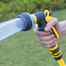 8 Function Spray Nozzle - Water Hose Gun Multi Pattern Garden Adjustable Mist