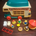 Fisher Price Vintage Little People Play Family Camper W Accessories