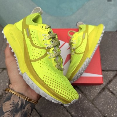 SIZE 5W- NIKE REACT PEGASUS TRAIL 4 VOLT BRIGHT CACTUS SHOES DJ6159-701