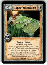 2001 Warlord: Saga of the Storm Base Set Card 245/295 F Edge of Silverflame